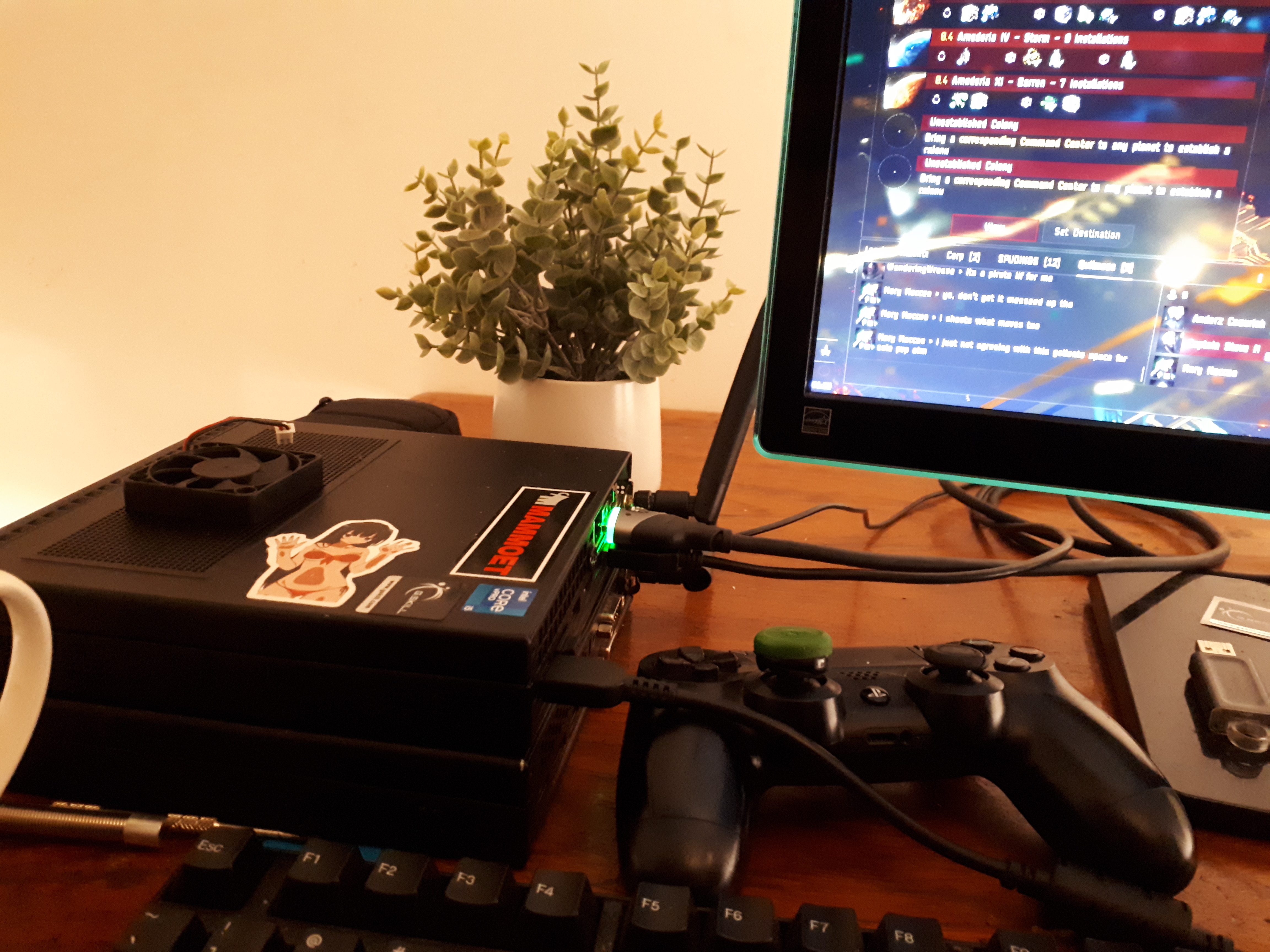 overview of my table/desk